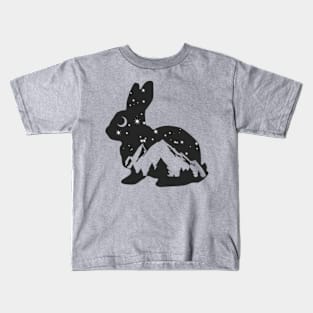 Wilderness Rabbit | Adventure | Bunny Kids T-Shirt